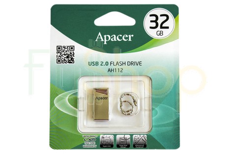 USB-флэш-накопитель APACER 32GB AH112 Super Mini Metalic (AP32GAH112R-1)