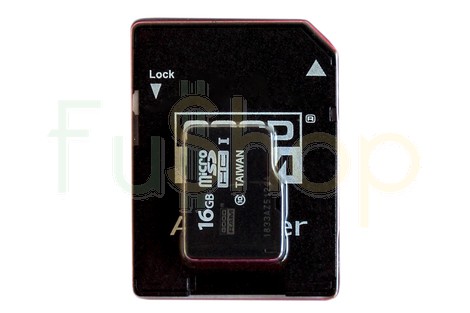 Карта пам’яті GOODRAM 16GB micro SDHC (UHS-1) class10 + SD Adapter (M1AA/16GB)