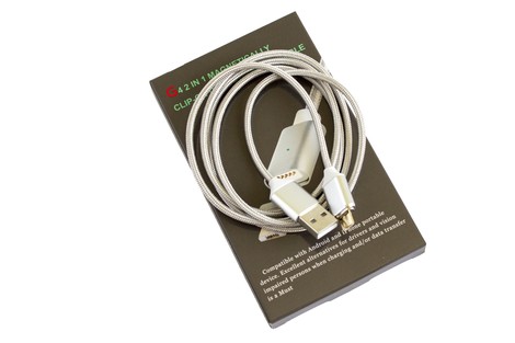 USB кабель Magnetically Clip-On Micro G4 1M 2.4А