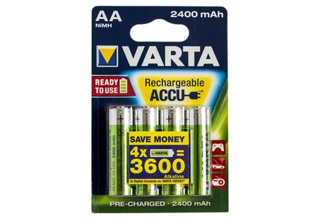 Акумулятор Varta AA 2400mAh NiMh (4 шт.) Rechargeable Accu