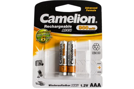 Акумулятор Camelion AAA 900mAh NiMh (2 шт.) Rechargeable Accu Advanced Formula (NH-AAA900BP2)