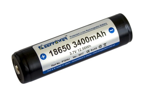 Аккумулятор Keeppower 18650 3400mAh Li-ion Battery