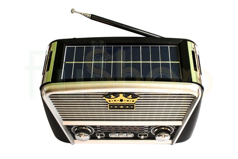 Портативный радиоприемник Golon RX-455S + солнечная панель