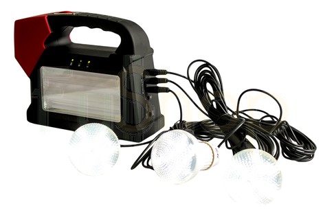 Ліхтар-прожектор Yajia YJ-1960T 1W+24LED USB Power Bank/Solar