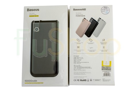 Оригинальный внешний аккумулятор (Power Bank) Baseus BS-10KPW01 Thin Version Wireless Charge10000 mAh (PPALL-QY02)