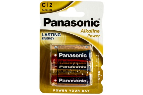 Батарейка Panasonic C (LR14) Alkaline Power (LR14APB/2BP)