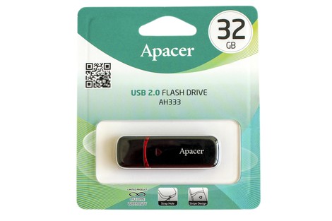 USB-флэш-накопитель APACER 32GB AH333 Black (AP32GAH333B-1)