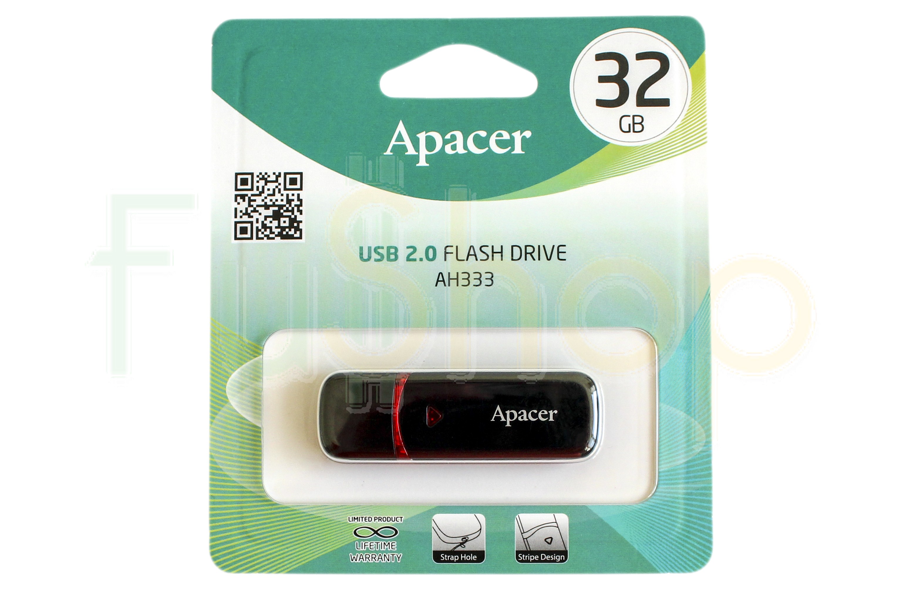 USB-флеш-накопичувач APACER 32GB AH333 Black (AP32GAH333B-1)
