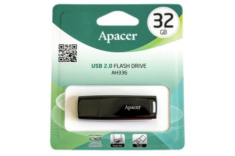 USB-флеш-накопичувач APACER 32GB AH336 Black (AP32GAH336B-1)