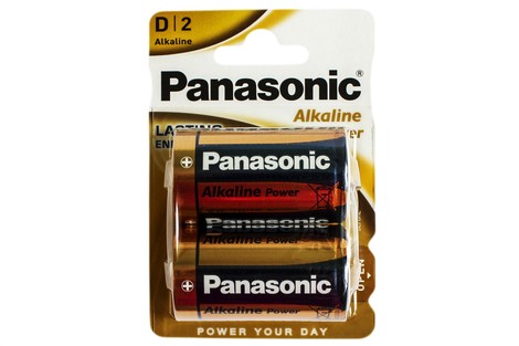 Батарейка Panasonic D (LR20) Alkaline Power (LR20APB/2BP)