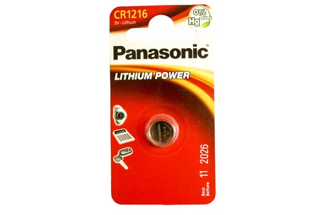 Батарейка Panasonic CR1216 Lithium Coin (CR-1216EL/1B)