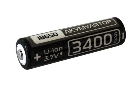 Аккумулятор Rablex 18650 3400mAh Li-ion Battery 3.7V