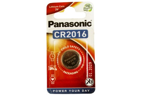Батарейка Panasonic CR2016 Lithium Coin (CR-2016EL/1B)