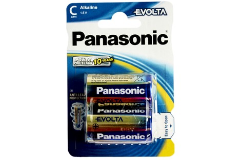 Батарейка Panasonic C (LR14) Evolta (LR14EGE/2BP)