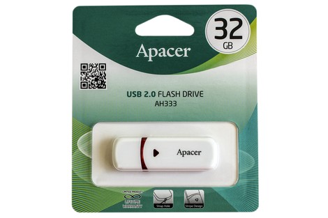 USB-флэш-накопитель APACER 32GB AH333 White (AP32GAH333W-1)