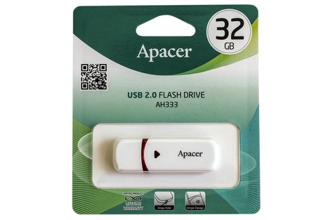 USB-флеш-накопичувач APACER 32GB AH333 White (AP32GAH333W-1)