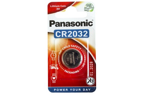 Батарейка Panasonic CR2032 Lithium Coin (CR-2032EL/1B)