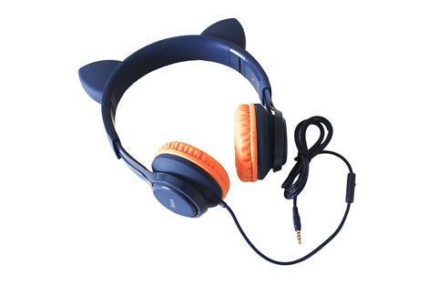 Провідні накладні навушники Hoco W36 Cat ear headphones with mic