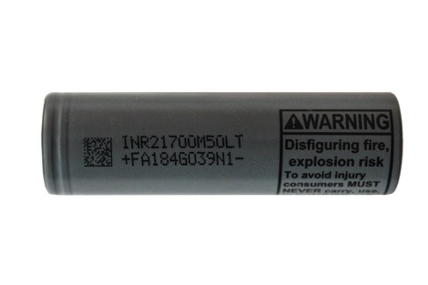 Аккумулятор LG INR21700 M50LT 5000mAh Li-ion Battery, 7.2A