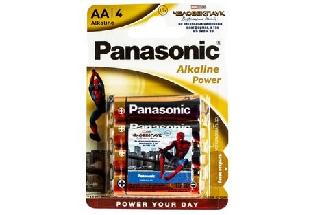 Батарейка Panasonic AA (LR6) Alkaline Power (LR6APB/4BPS)
