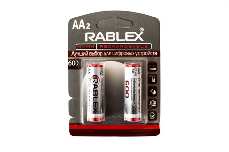 Аккумулятор Rablex AA 600mAh Ni-Mh Battery 1.2V (2 шт.)