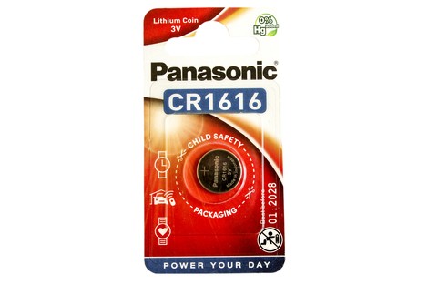 Батарейка Panasonic CR1616 Lithium Coin (CR-1616EL/1B)