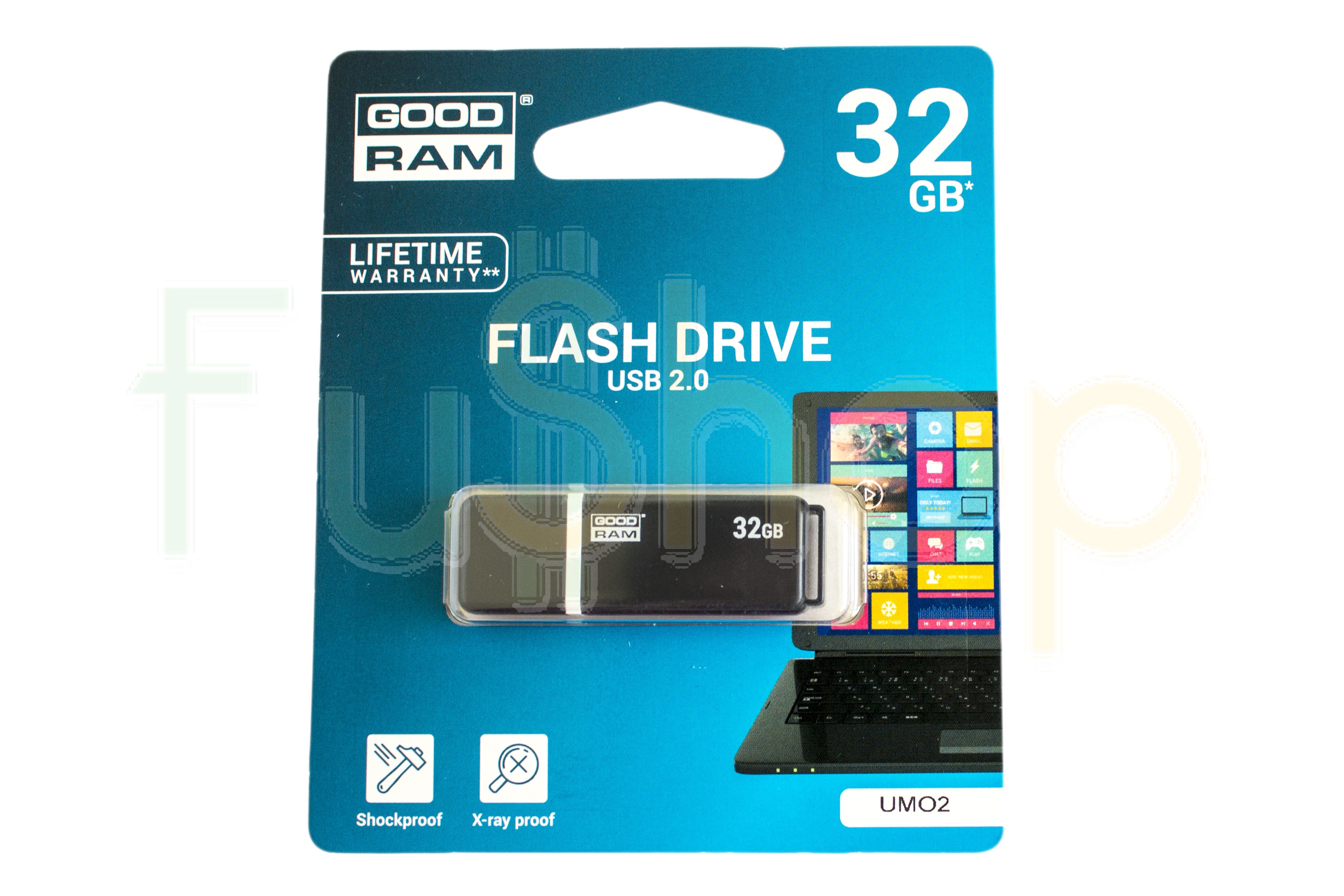 USB-флеш-накопичувач GOODRAM Graphite 32GB UMO2 Black