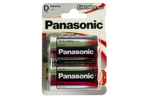 Батарейка Panasonic D (LR20) Everyday Power (LR20EPS/2BP)