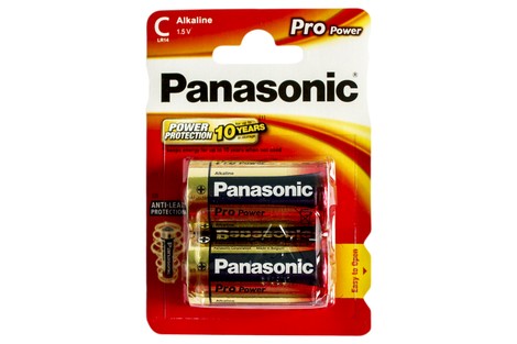 Батарейка Panasonic C (LR14) Pro Power (LR14PPG/2BP)
