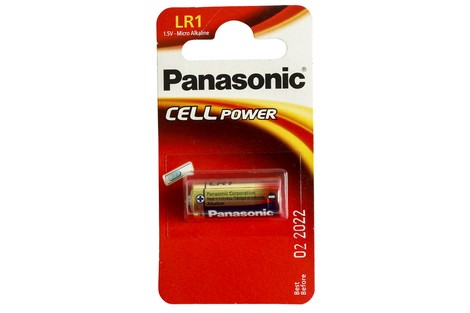 Батарейка Panasonic LR1 Micro Alkaline Cell Power (LR1L/1BE)