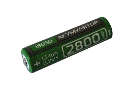 Аккумулятор Rablex 18650 2800mAh Li-ion Battery 3.7V