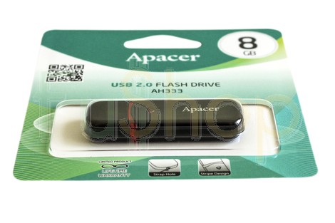 USB-флеш-накопичувач APACER 8GB AH333 Black (AP8GAH333B-1)