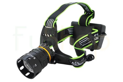 Налобний ліхтар BL-A14-3-P90, Zoom, PB, Type-C, 3*18650, алюмінієвий корпус