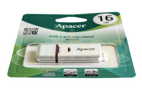 USB-флеш-накопичувач APACER 16GB AH223 White (AP16GAH223W-1)