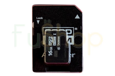 Карта памяти GOODRAM 16GB micro SDHC (UHS-1) class10 + SD Adapter (M1AA/16GB)