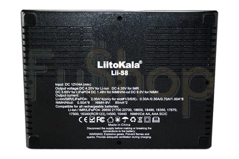 Зарядний пристрій універсальний для АКБ LiitoKala Lii-S8