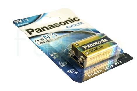 Батарейка Panasonic 9V (6LR61) Evolta (6LR61EGE/1BP)