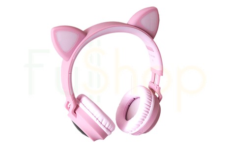 Бездротові Bluetooth навушники Hoco W27 Cat Ear Wireless Headphones з LED підсвіткою