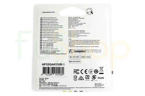 USB-флеш-накопичувач APACER 32GB AH336 Black (AP32GAH336B-1)