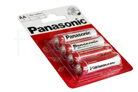 Батарейка Panasonic AA (R6) Red Zinc (R6RZ/4BP)