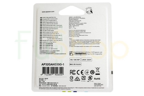 USB-флэш-накопитель APACER 32GB AH335 Green (AP32GAH335G-1)