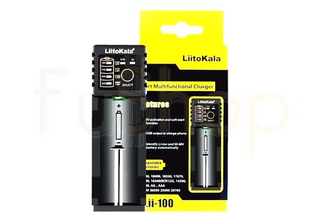 Зарядний пристрій універсальний для АКБ LiitoKala Lii-100 з функцією Power Bank