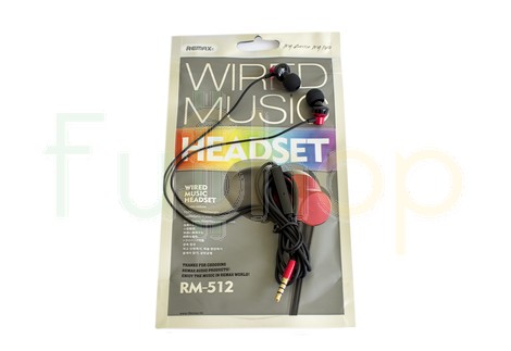 Вакуумні навушники Remax RM-512 Wired Music Headset