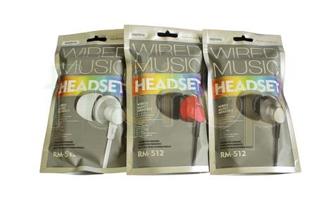 Вакуумні навушники Remax RM-512 Wired Music Headset