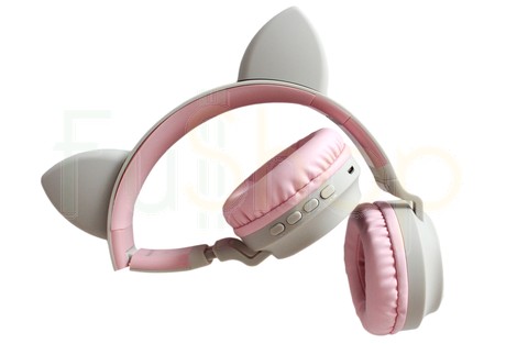 Беспроводные Bluetooth наушники Hoco W27 Cat Ear Wireless Headphones с LED подсветкой