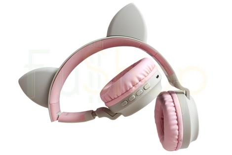 Бездротові Bluetooth навушники Hoco W27 Cat Ear Wireless Headphones з LED підсвіткою