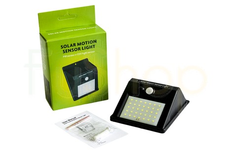 Уличный автономный светильник XF-6014-35SMD Solar Motion Sensor Light (солнечная панель, датчик движения)