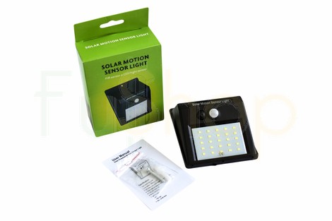 Уличный автономный светильник XF-6016-25SMD Solar Motion Sensor Light (солнечная панель, датчик движения)