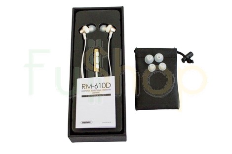 Вакуумные наушники Remax RM-610D Wired Music Earphone