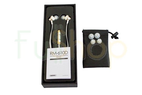 Вакуумні навушники Remax RM-610D Wired Music Earphone